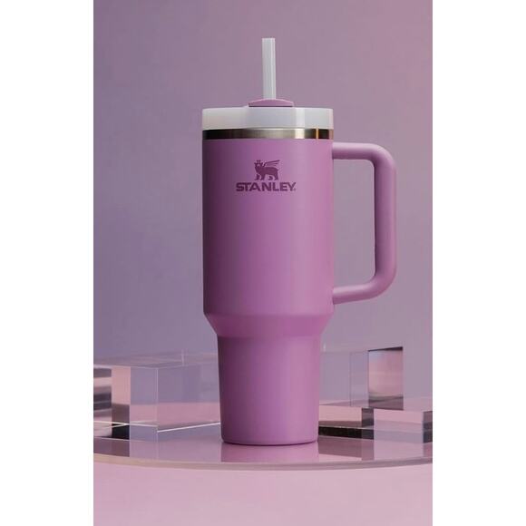 STANLEY Quencher 2.0 Tumbler with Handle and Straw 40 oz Color Light PurpleNWT - Picture 1 of 4